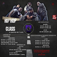 Affiche des cours de danse Hip Hop